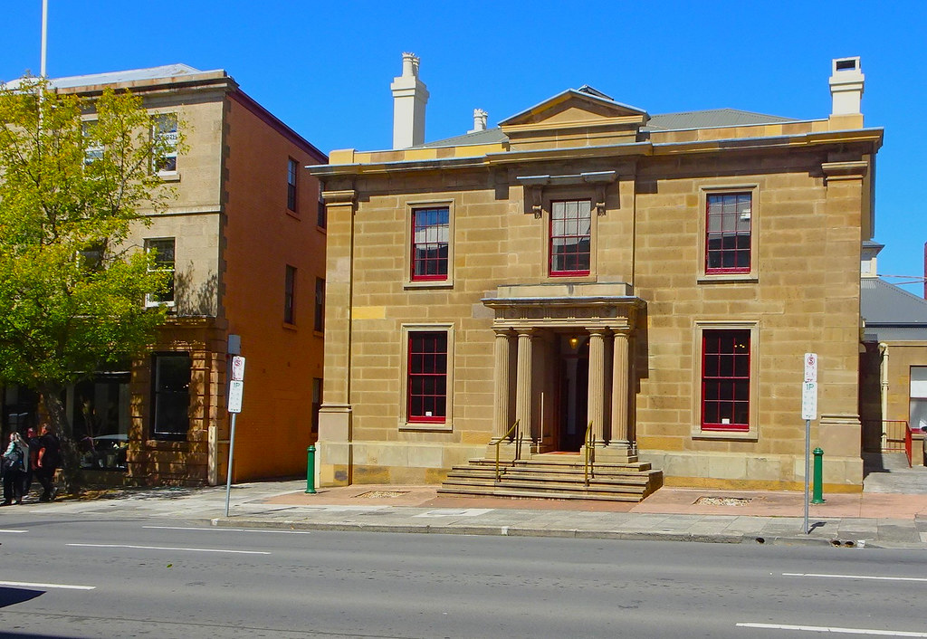 Hobart. 132 Macquarie St. This fine sandstone classical bu… Flickr