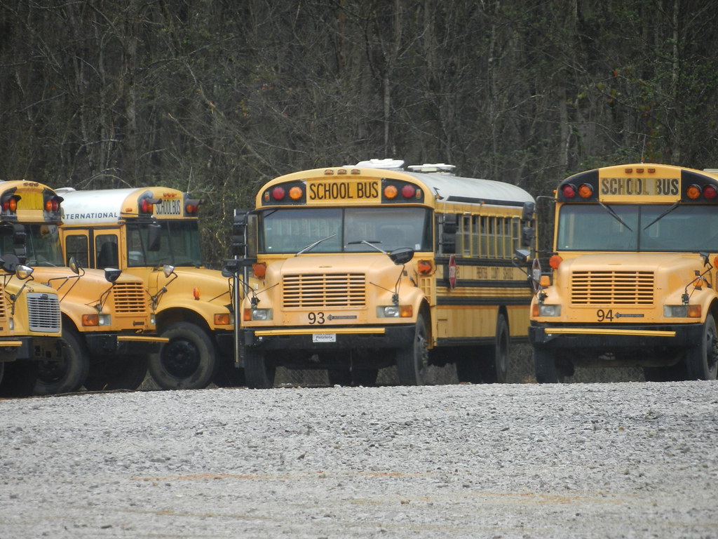 Prentiss County Schools 93 Bus lot Booneville, MS Flickr