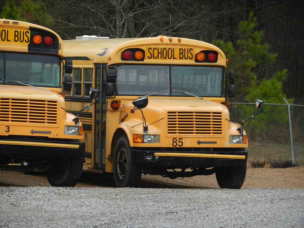 Prentiss County Schools 85 Bus lot Booneville, MS Flickr