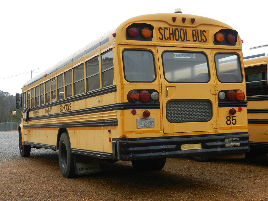 Prentiss County Schools 85 (2) Bus lot Booneville, MS Flickr