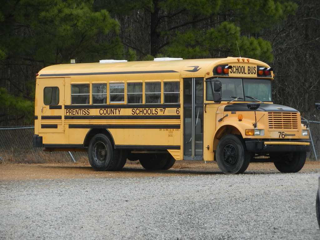 Prentiss County Schools 76 Bus lot Booneville, MS Flickr
