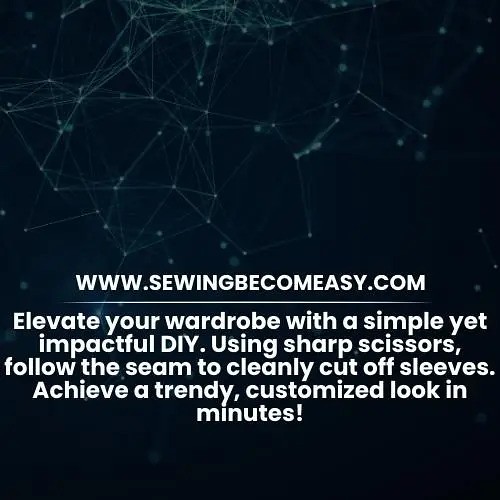 How to Cut Sleeves Off Shirt? Cutting techniques play a si… Flickr