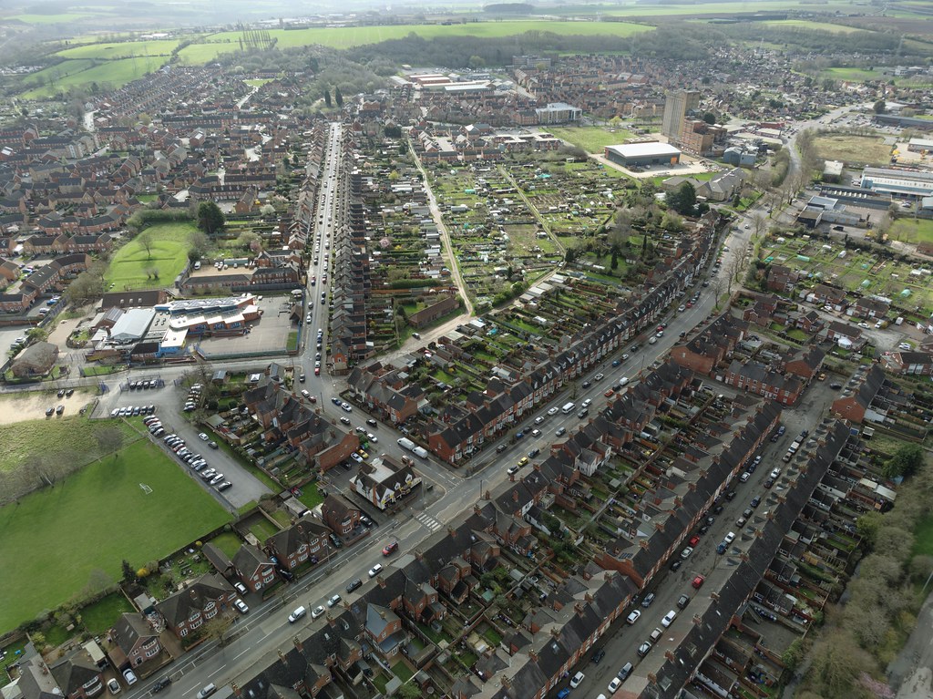 The Harlaxton Road Huntingtower Road area of Grantham Ma… Flickr