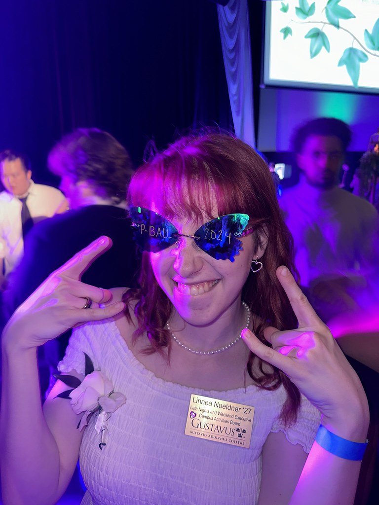 PBall Sunglasses Put these sunglasses on and pose! Gustavus CAB