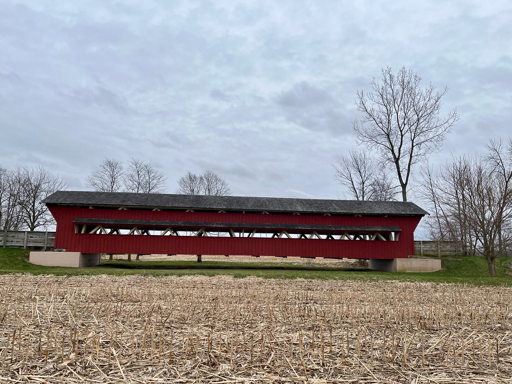 Pottersburg Bridge The Pottersburg Covered Bridge is locat… Flickr
