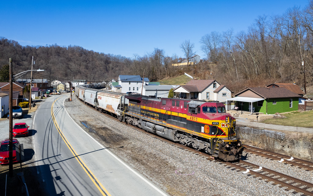 KCS 4573 GE AC4400CW G153 Sutersville CSX train G153 m… Flickr