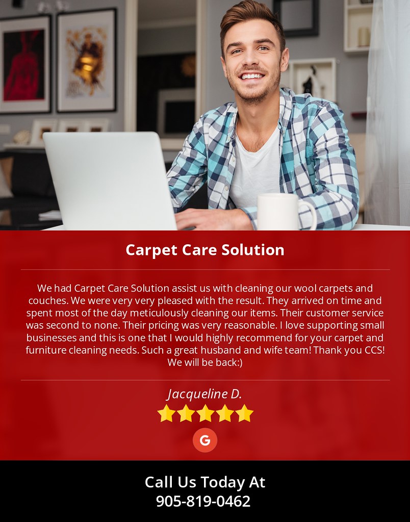 5 Star Review We had Carpet Care Solution assist us with c… Flickr