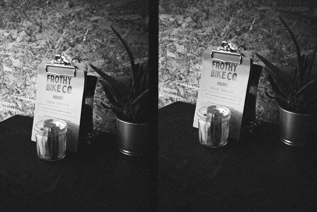 The menu Diptych Lomography Lomourette with Ilford XP2. C… Flickr