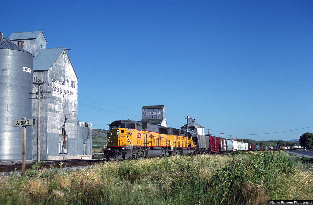 Arimo, Idaho A clean EMD SD60M leads Union Pacific's Ogden… Flickr