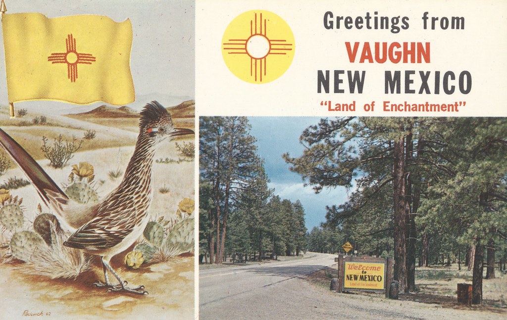 Greetings from Vaughn, New Mexico The state which delights… Flickr