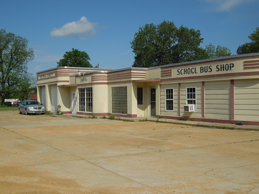 Quitman County Schools (3) Bus lot Marks, MS Cincinnati NKY Buses