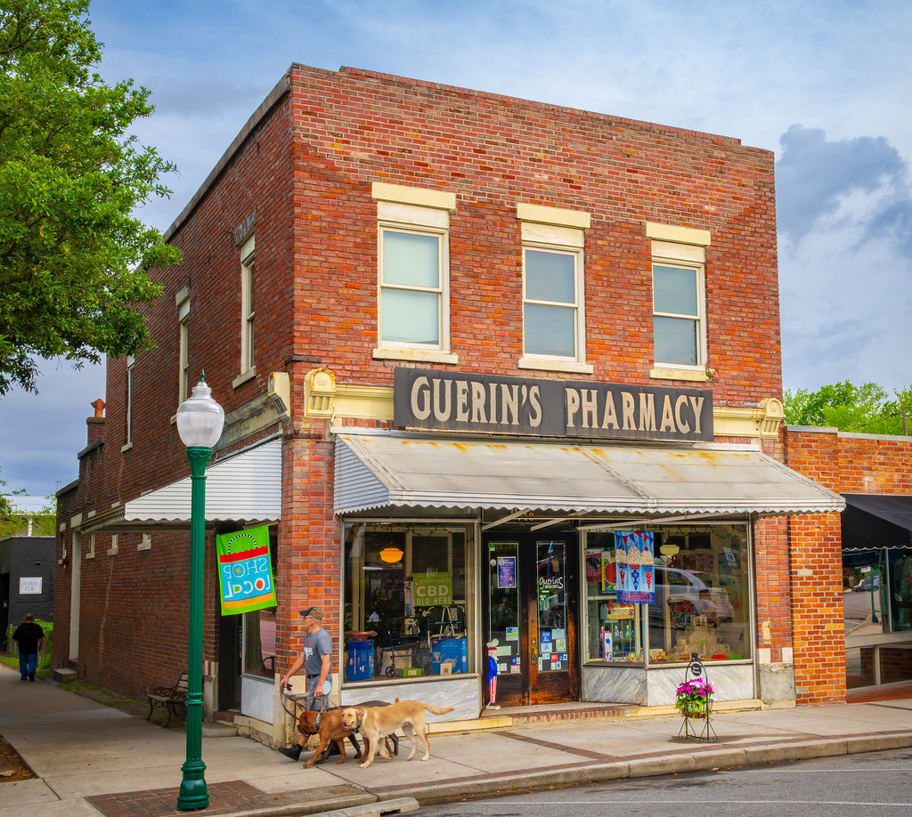 Guerin's Pharmacy downtown. Summerville. May 20243 Flickr