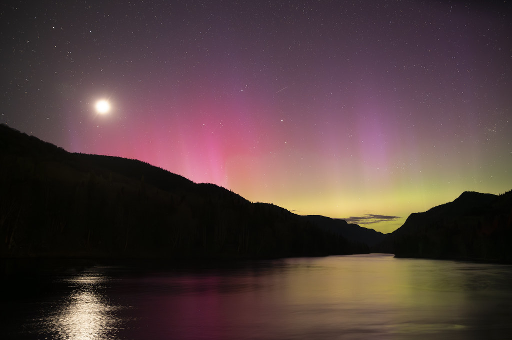 Aurores boréales / Northern Lights Québec François Poitras Flickr