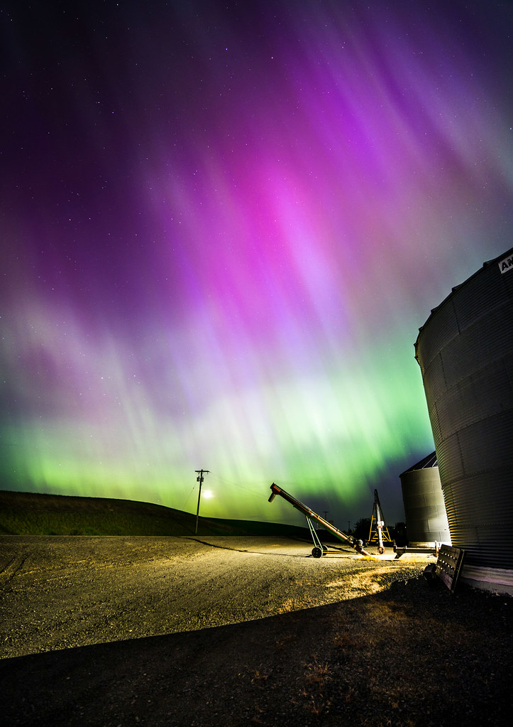 Palouse Aurora Adam Knight Flickr