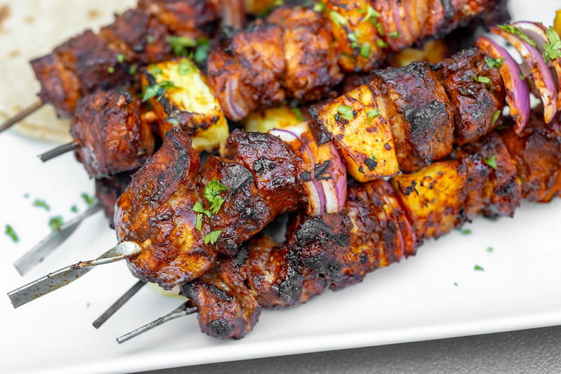 Grilled Pork Al Pastor Skewers The Meatwave