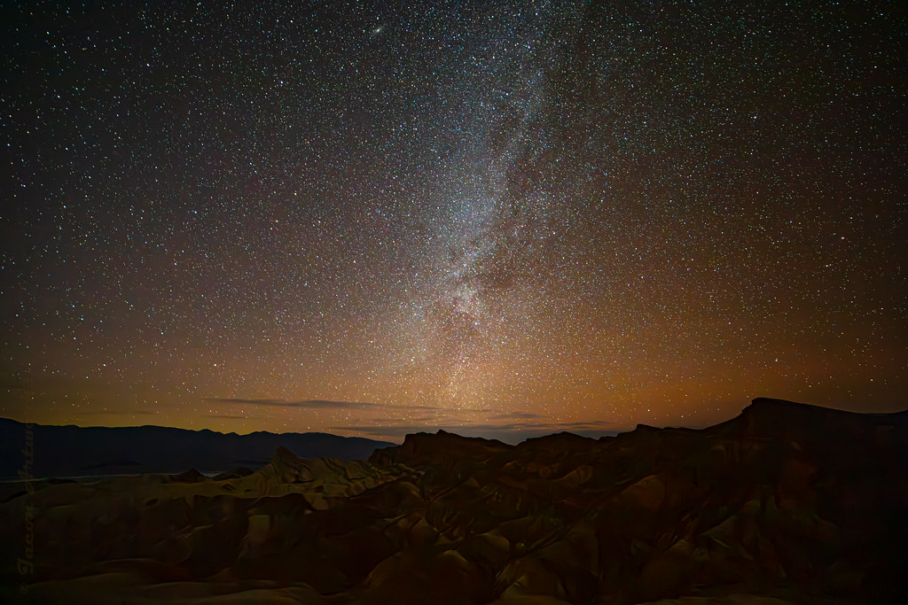 Zabriskie Point Milky Way The Tail End of the Milky Way ab… Flickr