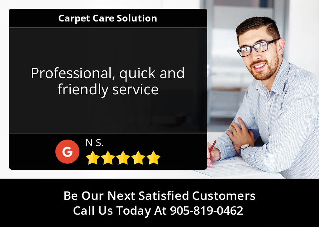 5 Star Review Professional, quick and friendly service Carpet Care