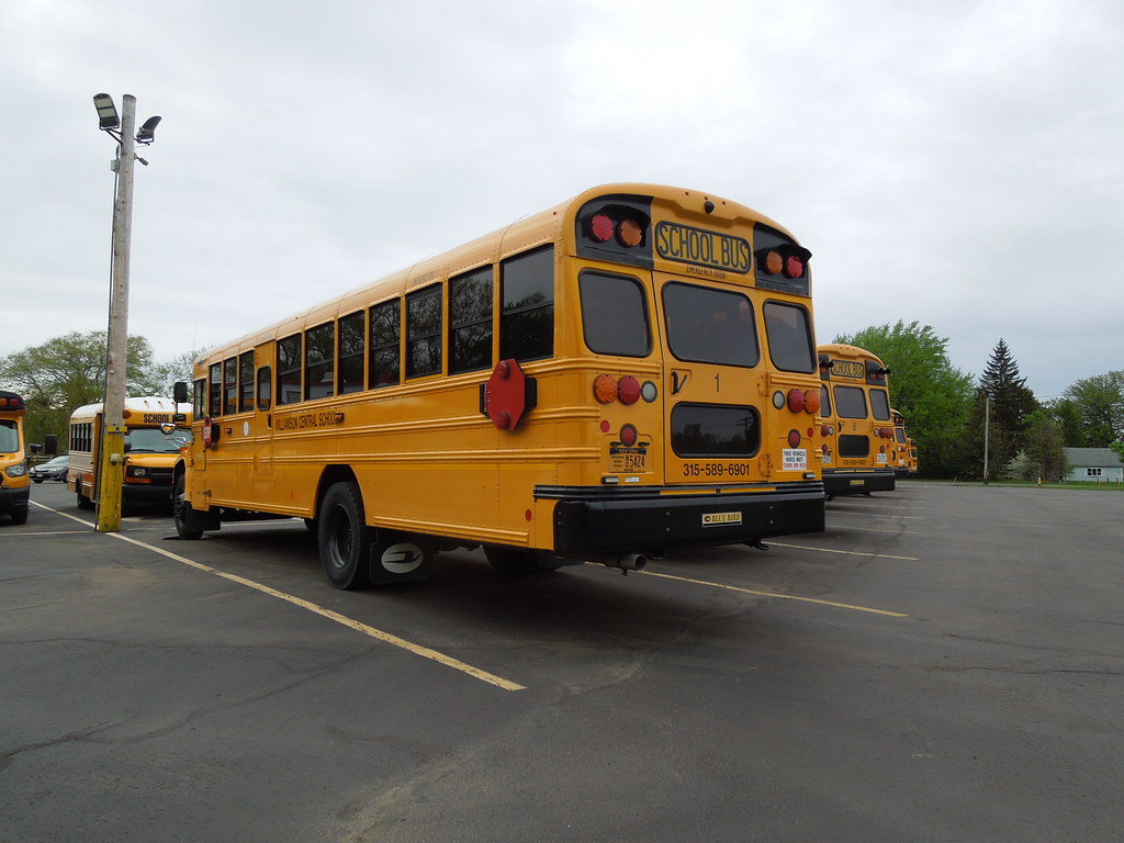 Williamson Central School 1 (2) Bus lot Williamson, NY Flickr