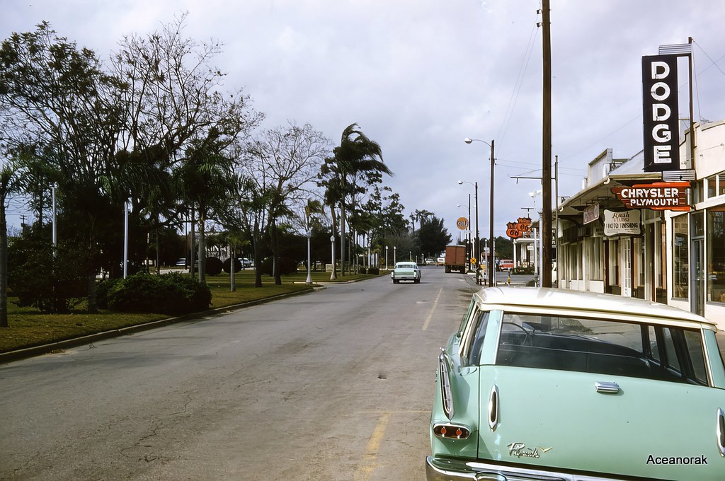Avon Park Florida 1960 and car dealerships Colin Pickett Flickr