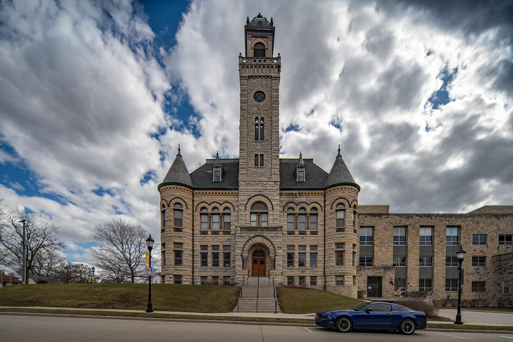 Mustang at Old Waukesha Courthouse The Historic Waukesha C… Flickr