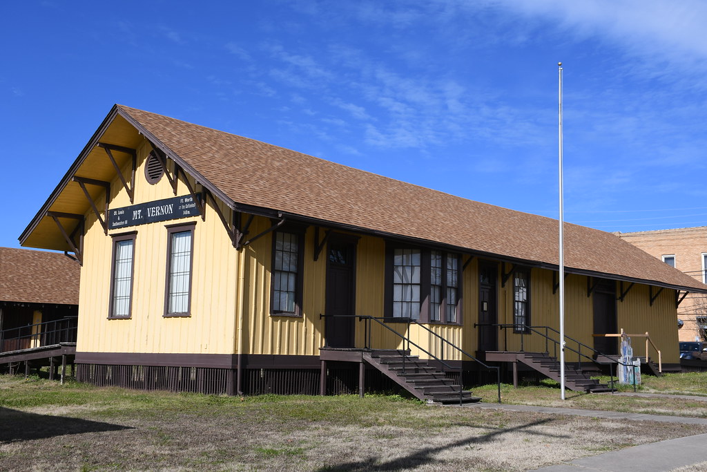 Old Cotton Belt Railroad Depot (Mount Vernon, Texas) Flickr