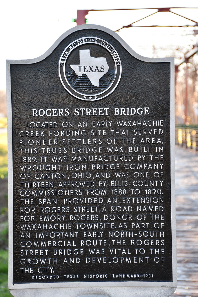 Old Rogers Street Bridge (Waxahachie, Texas) a photo on Flickriver
