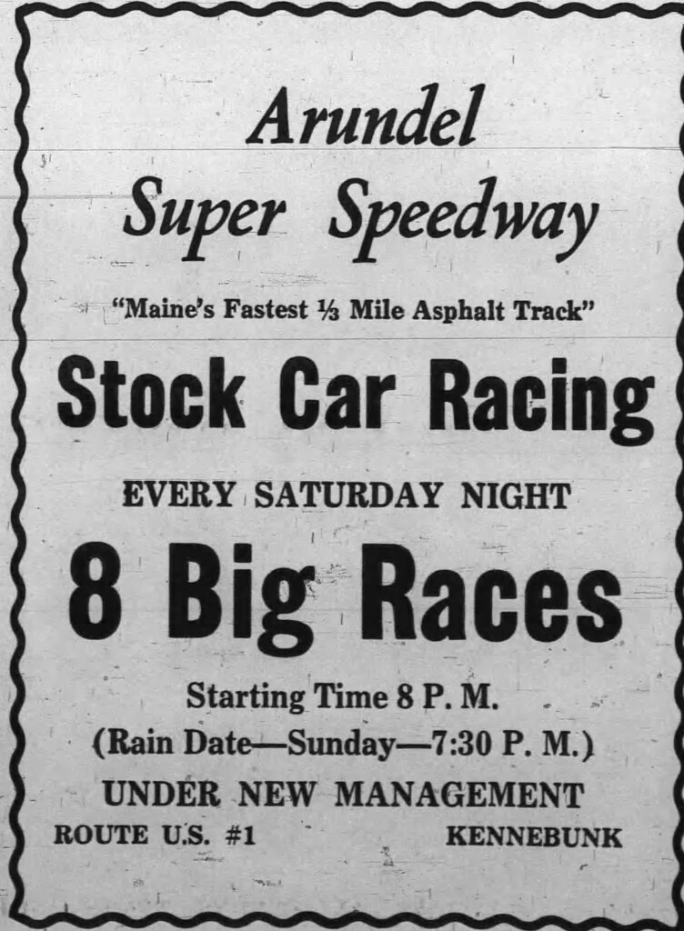 Arundel Speedway under new management in Journal Tribune… Flickr