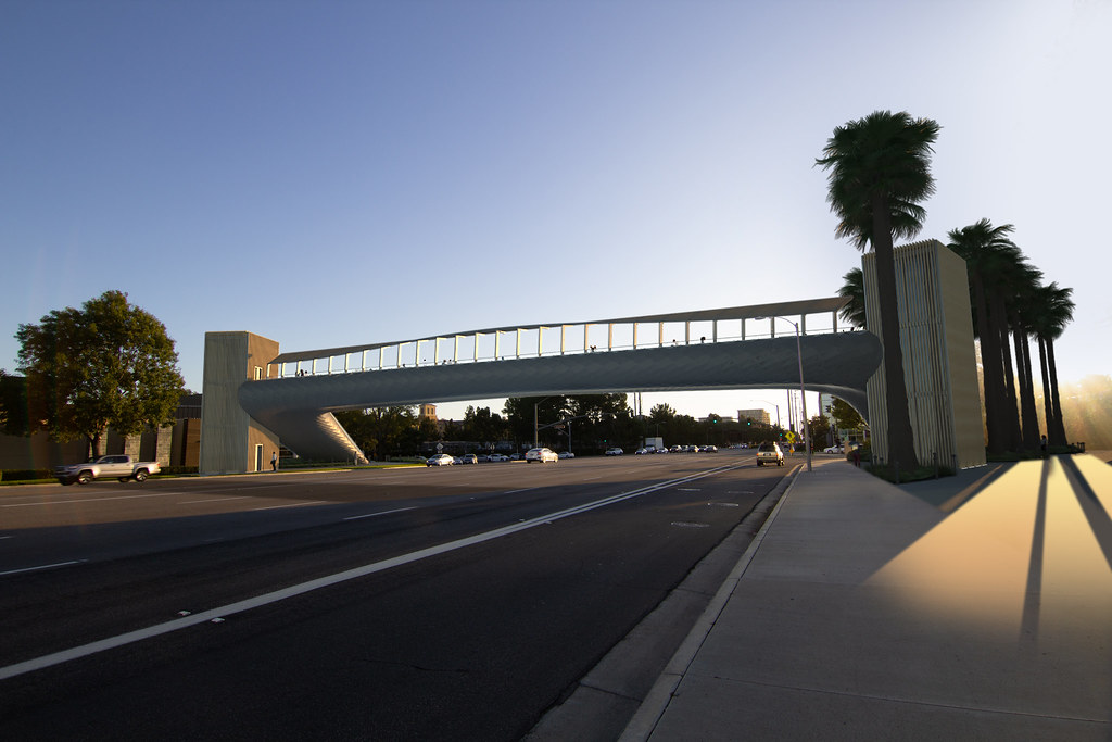 Jamboree/Michelson Pedestrian Bridge Renderings Flickr
