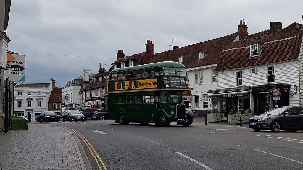 Westerham High Street RT3148 running home from the 406 run… Flickr