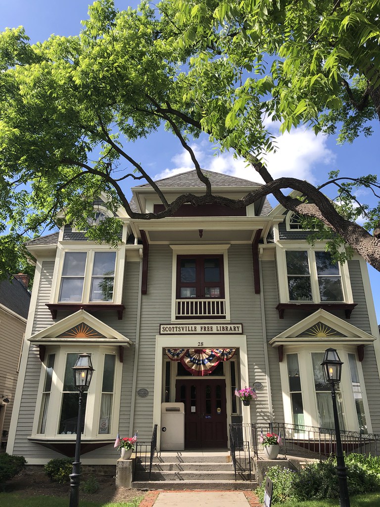 Scottsville, New York Free Library Evan Lowenstein Flickr