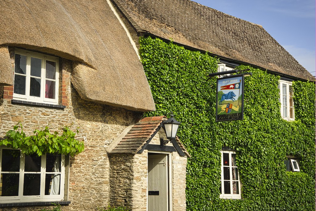 Blue Boar Pub Longworth Oxfordshire Federico Tak Flickr