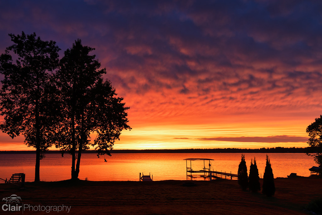 Long Lake Sunrise Long Lake, Alpena County, MI Clairfotog Flickr