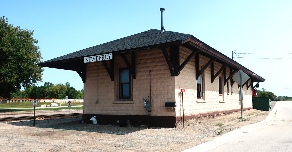 Old Train Station Newberry, Michigan Newberry was founde… Flickr