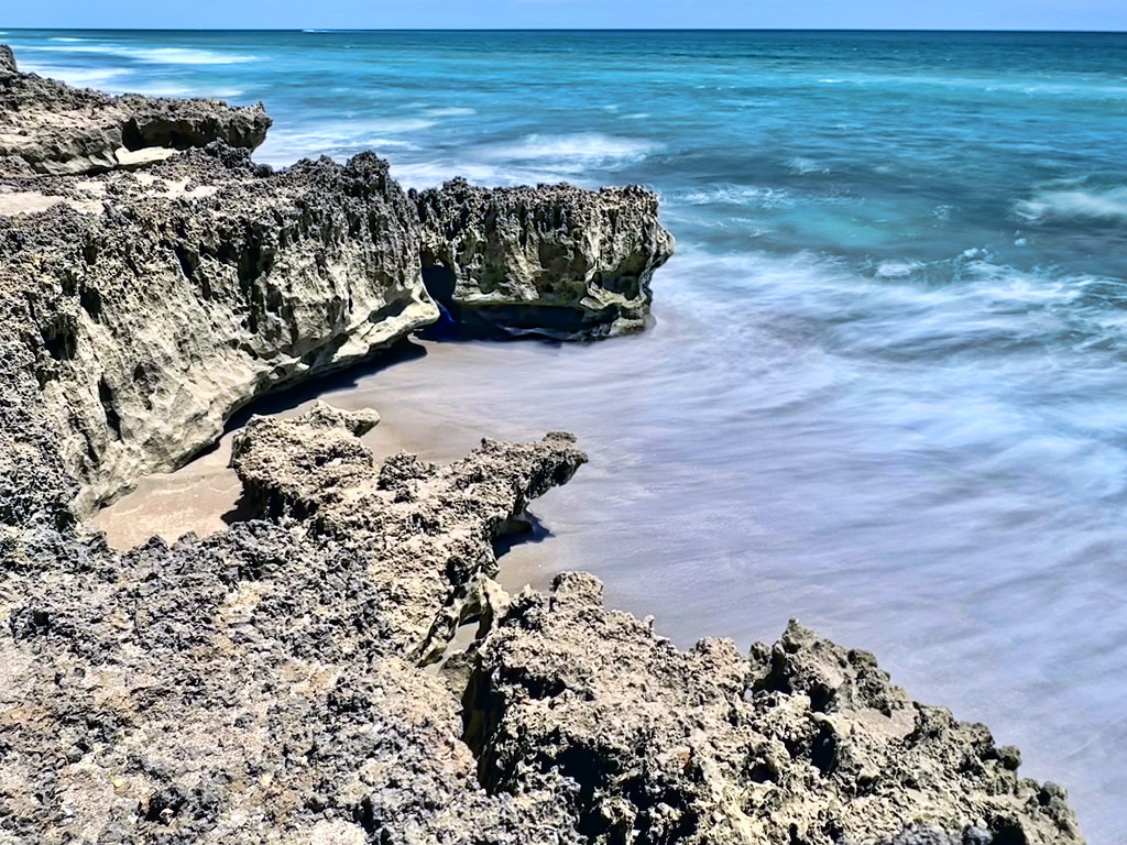 The St. Lucie Rocks, Anastasia limestone, Ross Witham Beac… Flickr