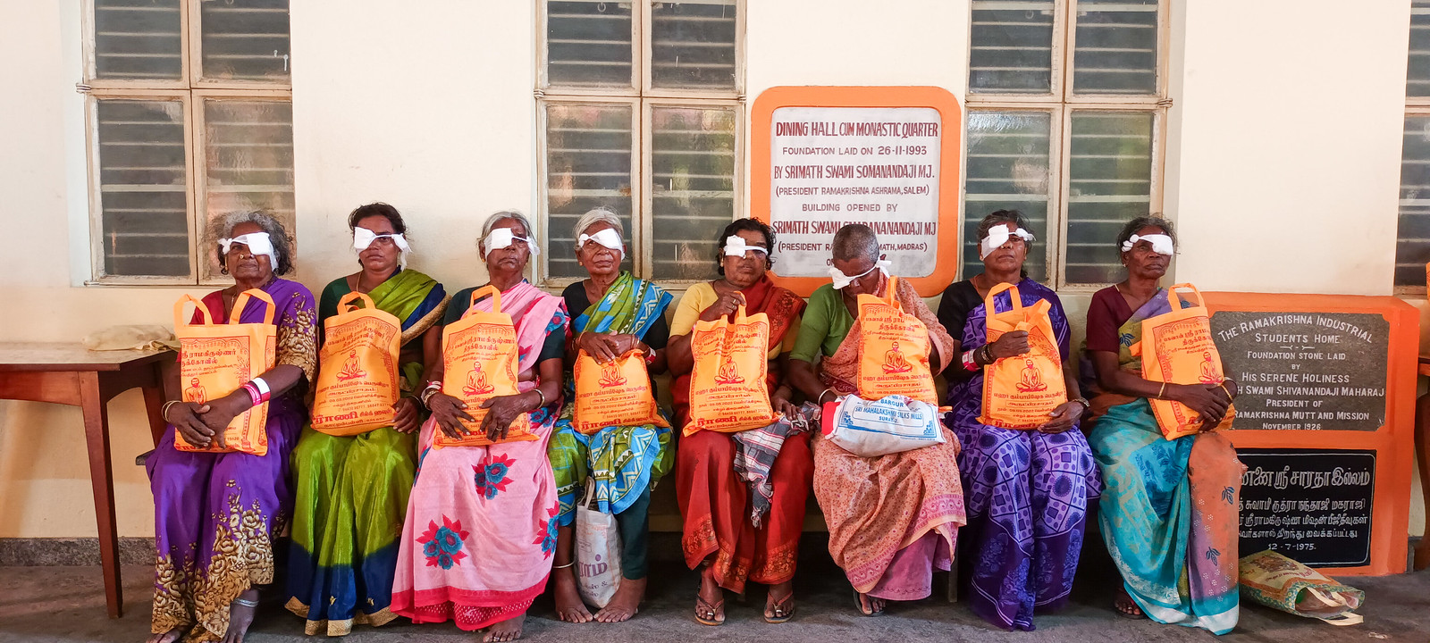 Eye Camp and Distress Relief Nattarampalli, October 2024 Belur Math
