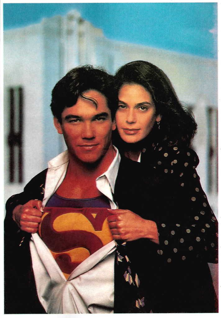 Teri Hatcher and Dean Cain in Lois and Clark Vintage postc… Flickr