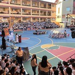 Visita de la imagen de la Santísima Virgen a la Unidad Educativa Santa Teresista_1