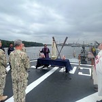 Visita de la imagen de la Santísima Virgen a la bendición de buques en la Base Naval Sur-4