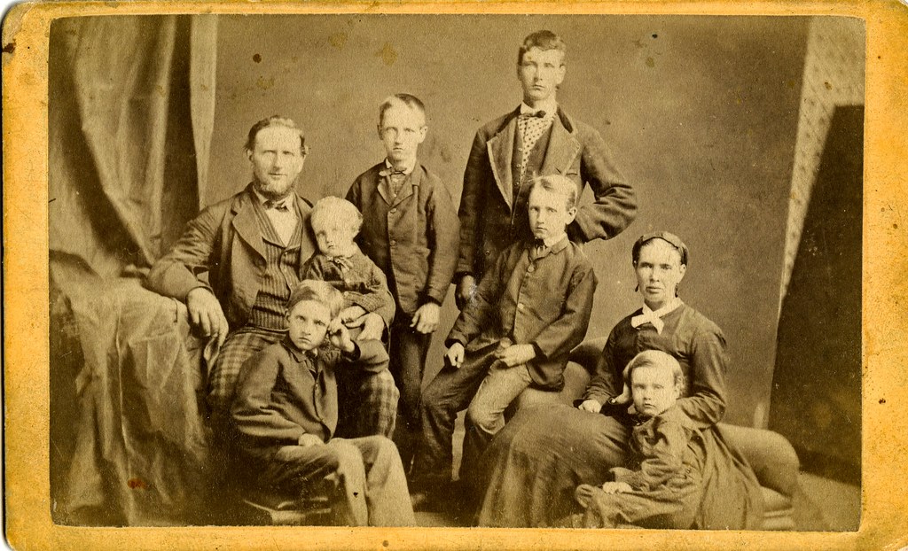 Family by J. Barron of Sarnia CDV John Rochon Flickr