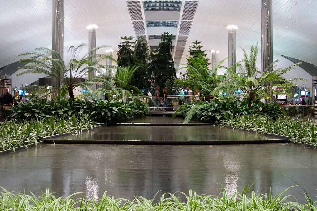 Indoor garden Dubai Airport Dubai Airport Bert Roos Flickr