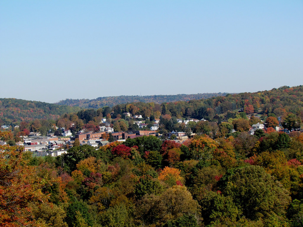 Downtown Reynoldsville, PA Wide view taken from the Reynol… Flickr