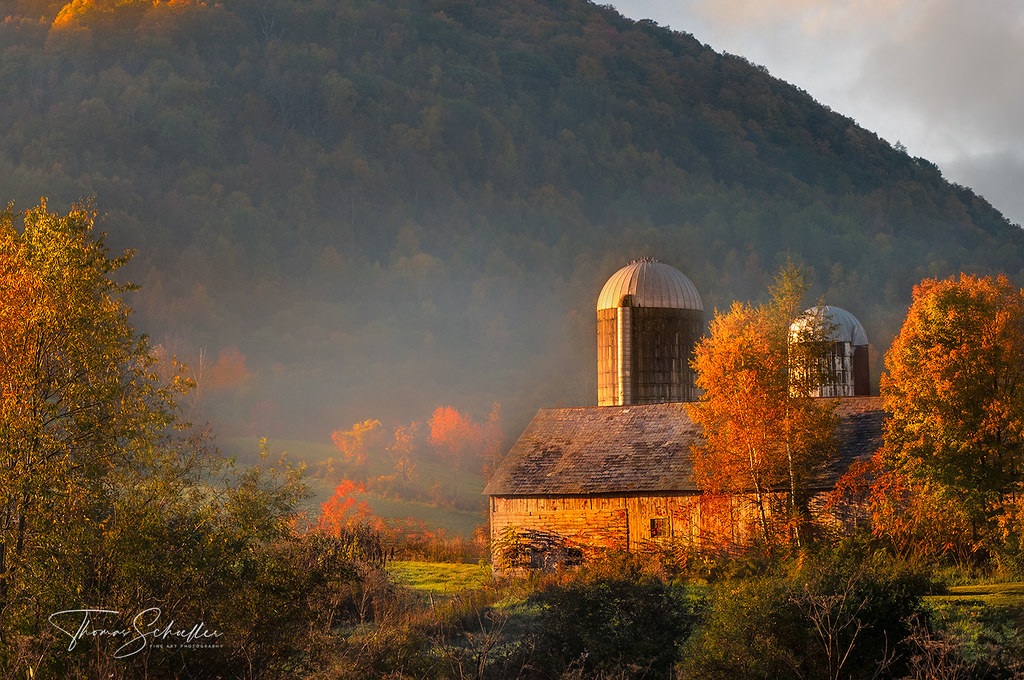 Morning Light Mettowee Valley, Vermont © Thomas Schoelle… Flickr