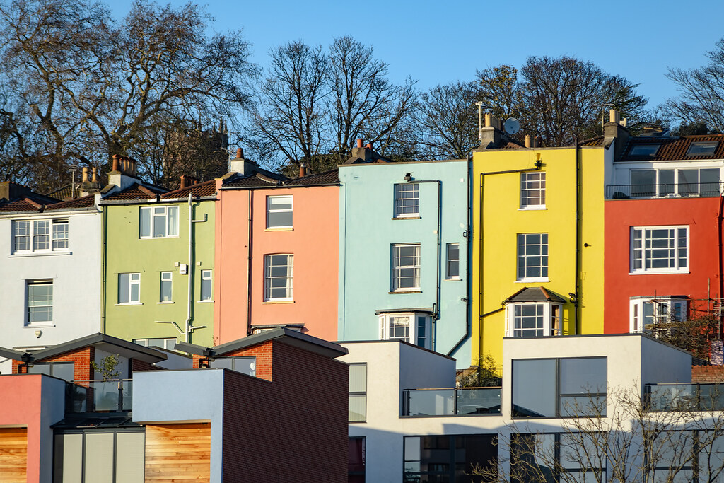 Painted Houses near Bristol Harbourside My Nikon D7000 pho… Flickr