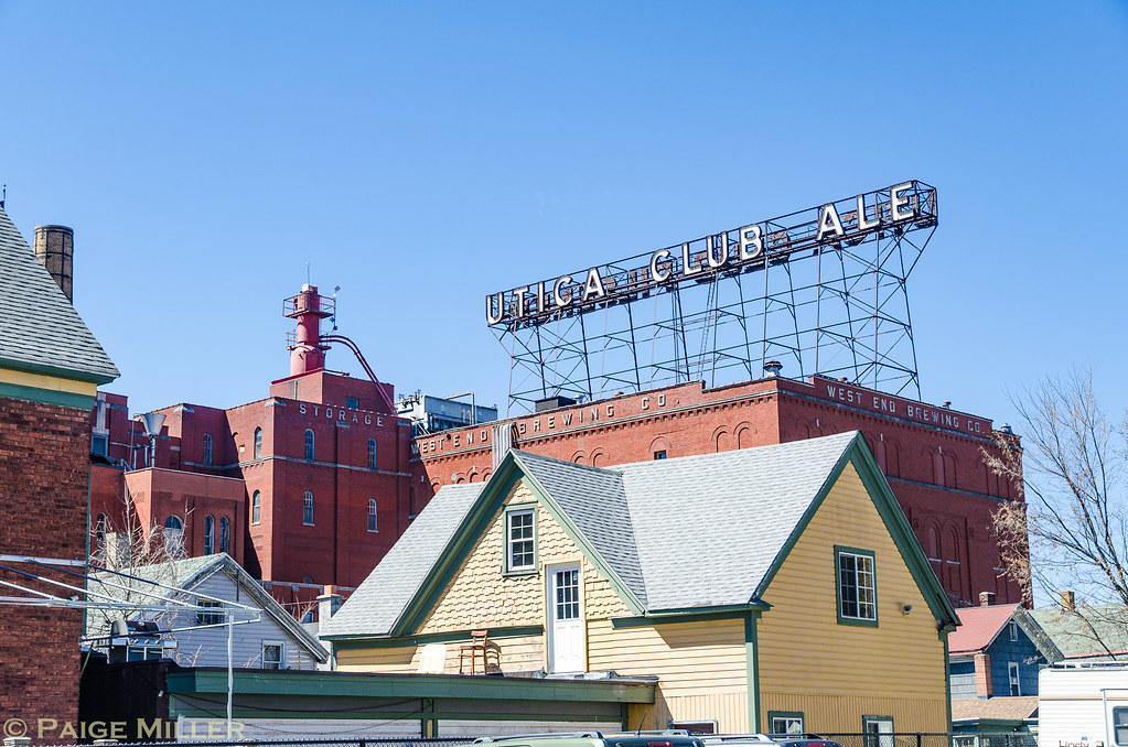 Utica, NY Utica Club Ale sign over West End Brewing Compan… Flickr