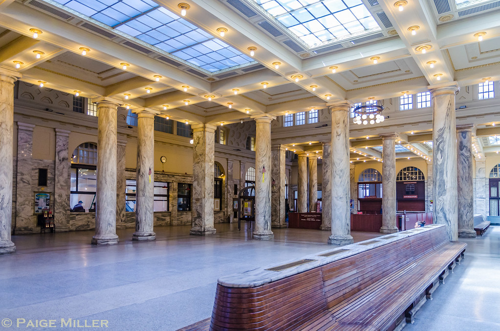 Utica, NY Inside Utica Union Station, built by the New Yor… Flickr