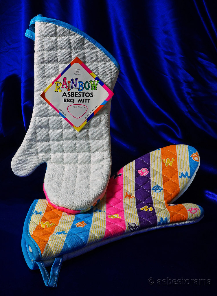 Pair of "Vintage" Asbestos Cooking Mitts "New Old Stock" (… Flickr