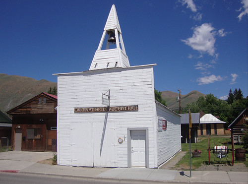 Old Bellevue, Idaho City Hall Bellevue is located in south… Flickr