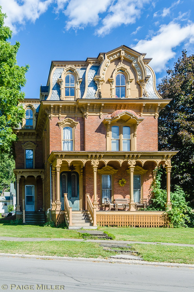 Moravia, NY This "Second Empire" style home is one of the … Flickr