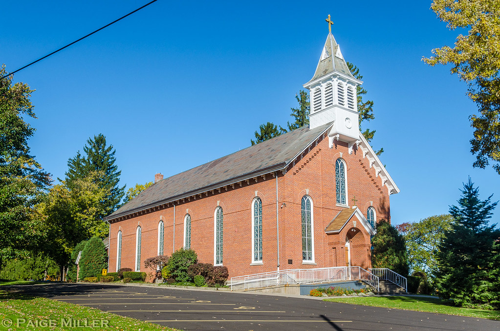 East Bloomfield, NY St. Bridget's Church Paige Miller Flickr