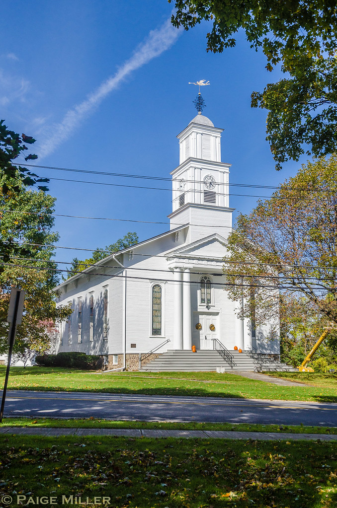 East Bloomfield, NY First Congregational Church, erected 1… Flickr